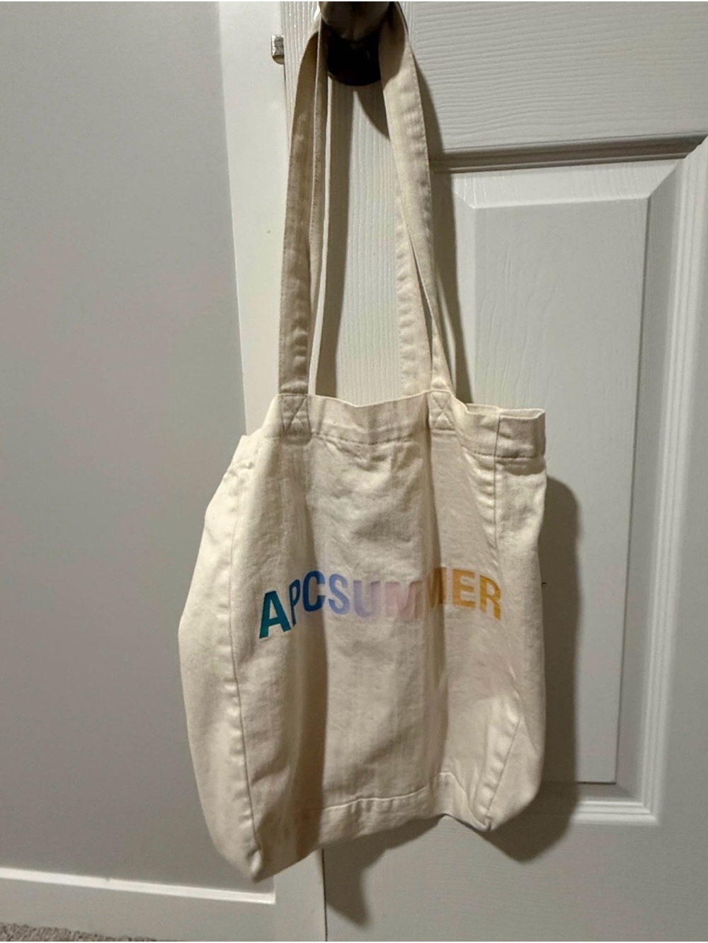 APC Tote Bag with Multicolor 'APC SUMMER' Print